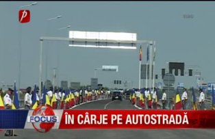 In carje pe autostrada