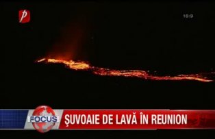 Şuvoaie de lavă în Reunion