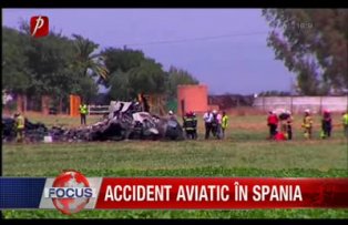 Accident aviatic in Spania