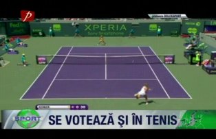 Se votează şi în tenis