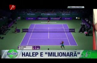 Halep e "milionară"