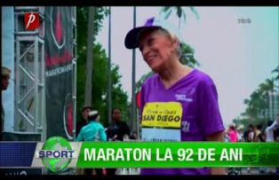 Maraton la 92 de ani