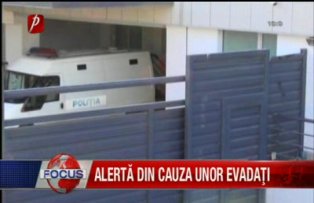Alerta din cauza unor evadati