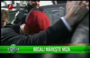 Becali măreşte miza