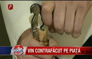 Vin contrafacut pe piata