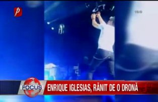 Enrique Iglesias ranit de o drona