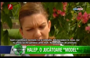 Halep, o jucătoare "model"