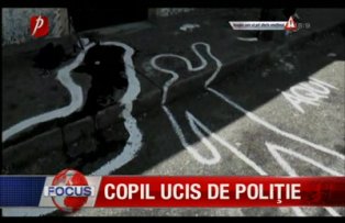 Copil ucis de politie