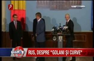 Rus despre "golani si curve"