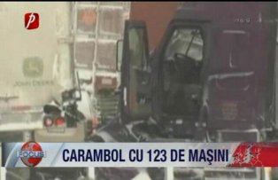 Carambol cu 123 de masini