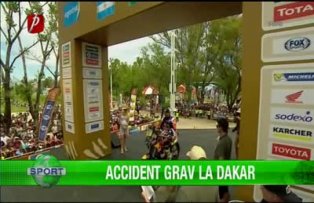 Accident grav la Dakar