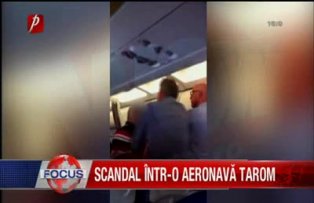 Scandal intr-o aeronava tarom