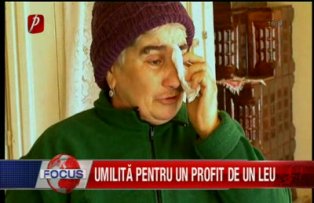 Umilita pentru un profit de un leu