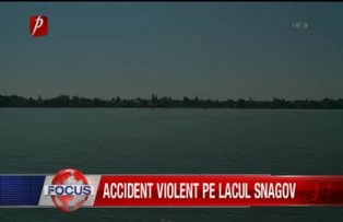 Accident violent pe lacul Snagov