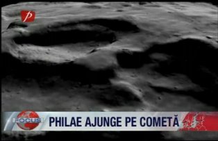 Philae ajunge pe cometa