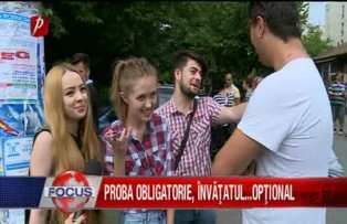 Proba obligatorie invatatul optional