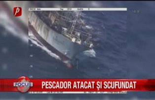 Pescador atacat şi scufundat