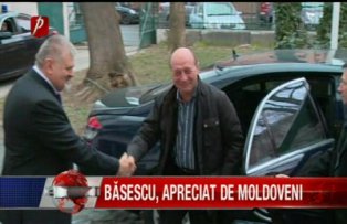 Basescu apreciat de moldoveni