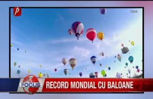 Record mondial cu baloane