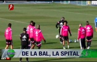 De la bal, la spital