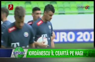 Iordănescu îl ceartă pe Hagi
