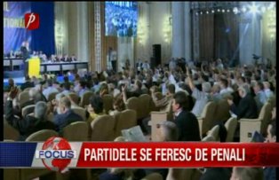 Partidele se feresc de penali