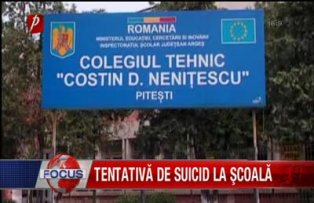 Tentativa de suicid la scoala