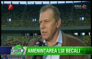 Ameninţarea lui Becali