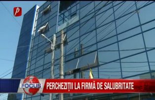 Perchezitii la firma de salubritate