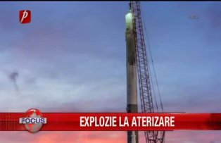 Explozie la aterizare