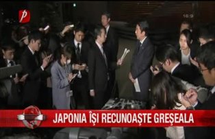 Japonia isi recunoaste greseala
