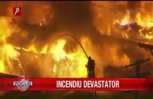 Incendiu devastator în Los Angeles