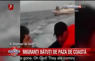 Migranti batuti de paza de coasta
