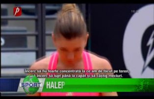 Halep, calificare cu emoţii
