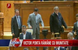 Victor Ponta ramane cu imunitate