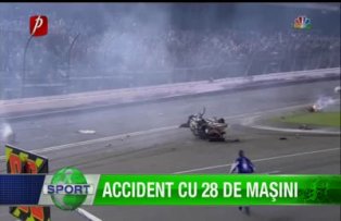 Accident cu 28 de maşini