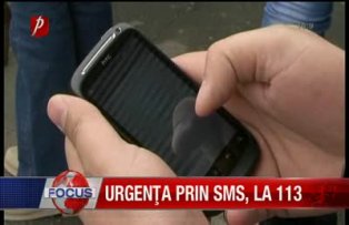 Urgenta prin SMS la 113