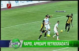 Rapid, aproape retrogradată