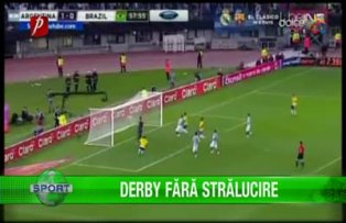 Derby fără strălucire