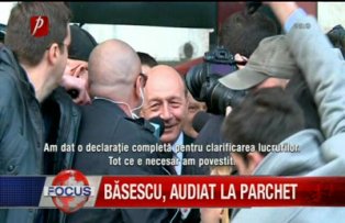 Basescu audiat la parchet