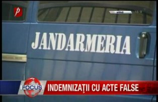 Indemnizatii cu acte false