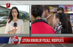 Loteria bonurilor fiscale modificata