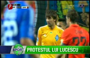 Protestul lui Lucescu