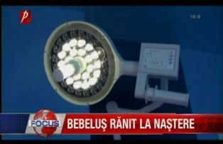 Bebelus ranit la nastere