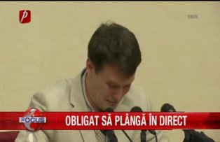 Obligat să plângă în direct