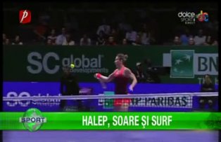 Halep, soare şi surf