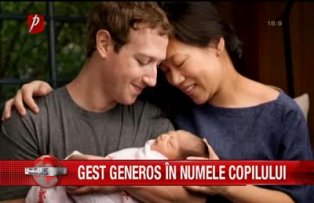 Gest generos in numele copilului