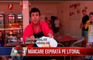 Mancare expirata pe litoral