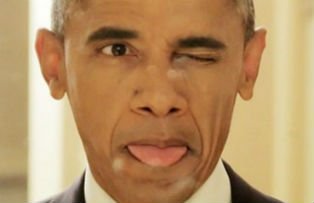 VIDEO / Barack Obama s-a filmat in timp ce se stramba cu limba scoasa. Imaginile au cateva milioane de vizualizari
