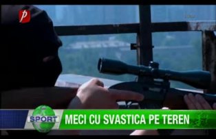 Meci cu svastica pe teren